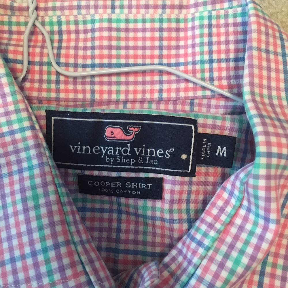 Vineyard Vines Colorful Gingham Button Down - image 4